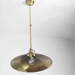 Deckenleuchte Bronze Hell aus Echt-Messing