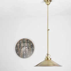 Deckenleuchte Bronze Hell aus Echt-Messing