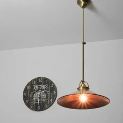 Deckenleuchte Bronze Hell aus Echt-Messing