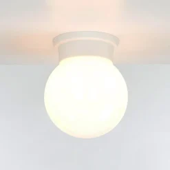 Deckenleuchte Durelo Weiß Ø16cm