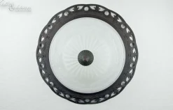 Deckenleuchte E27 Mit Glas Rustikal Weiß