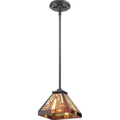 Deckenleuchte ETERNO 7 Bronze Antik Tiffany Lampe