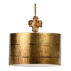 Deckenleuchte EXTRATO Blattgold Ø38cm Design Lampe