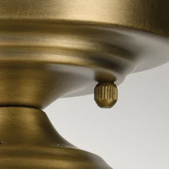 Deckenleuchte Glas Metall E27 Ø 21,6 cm in Messing klein