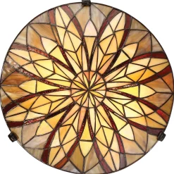 Deckenleuchte Glas Tiffany Stil Ø42cm rund SANSA