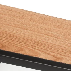 Deckenleuchte Holz B: 31 cm klein quadratisch 2x E27