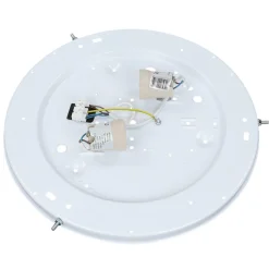 Deckenleuchte Holz Braun rund Wohnzimmer