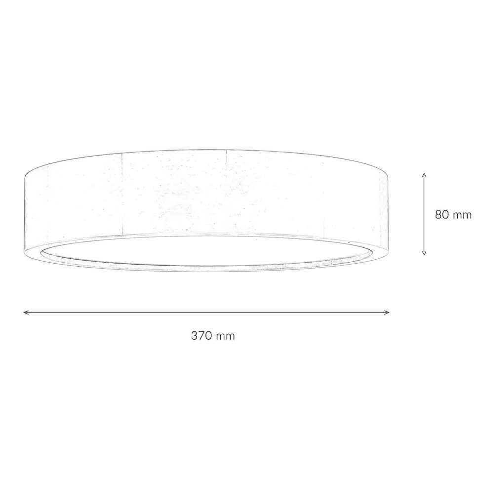 Deckenleuchte Holz Braun rund Wohnzimmer