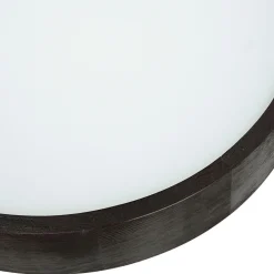 Deckenleuchte Holz Braun 3-flmg rund Wohnzimmer