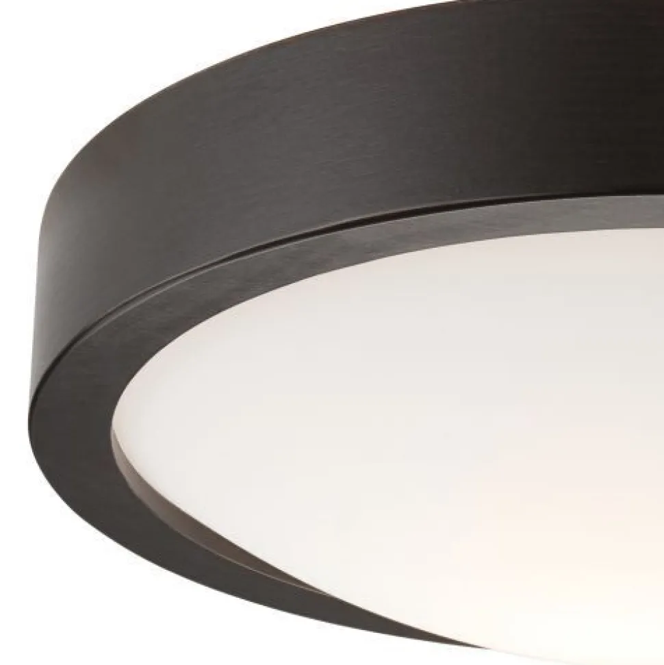 Deckenleuchte Holz Rund Braun Wohnzimmer Modern