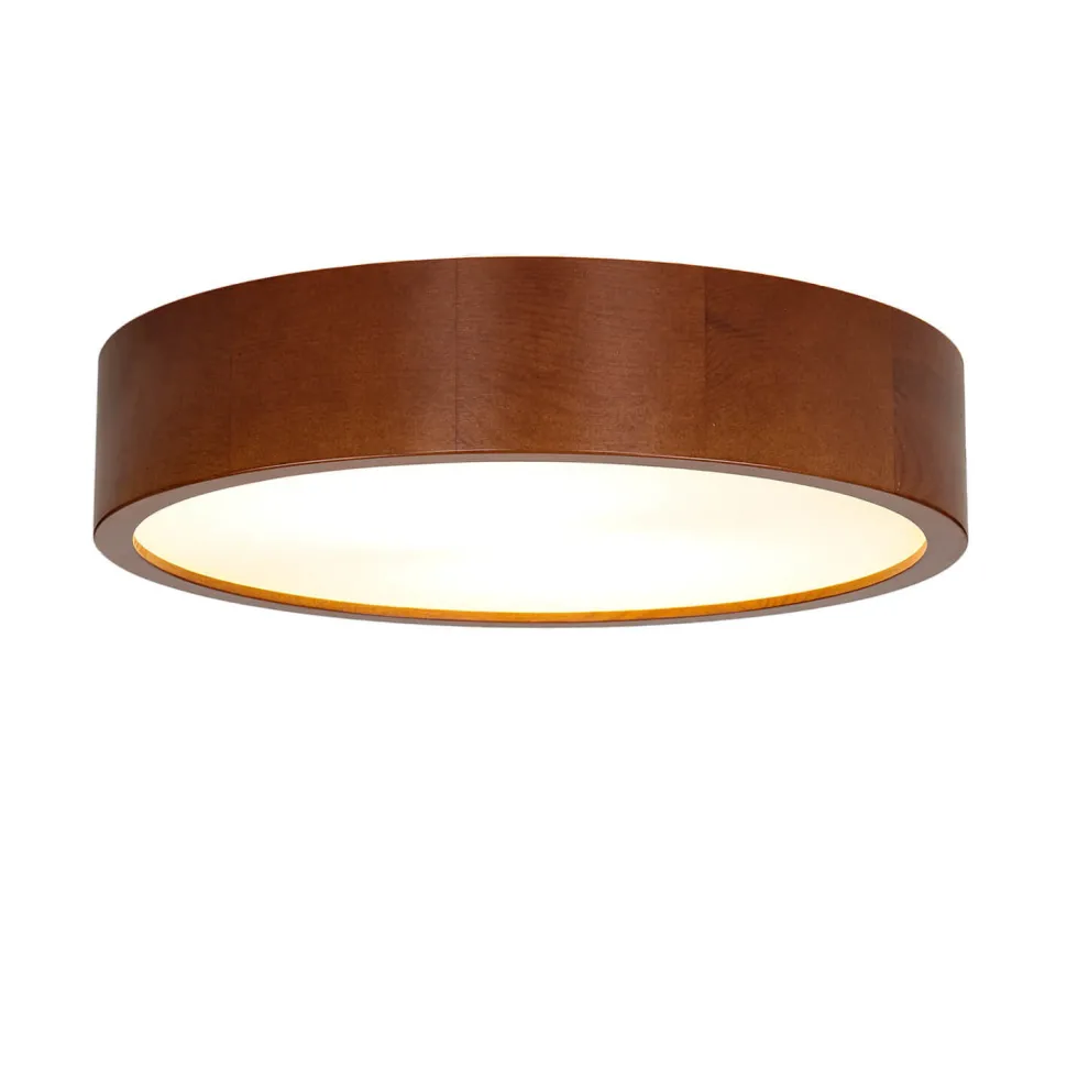 Deckenleuchte Holz rustikal rund Wohnzimmer Modern