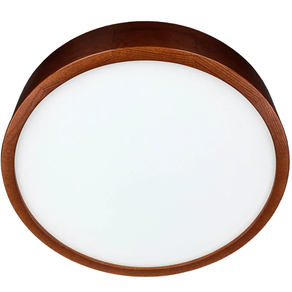 Deckenleuchte Holz rustikal rund Wohnzimmer Modern