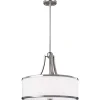 Deckenleuchte ILVY Chrom Ø47cm verstellbar Lampe