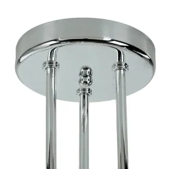 Deckenleuchte in Chrom Wohnzimmer 3-flmg Esszimmer