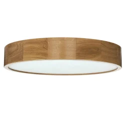 Deckenleuchte in Eiche 3-flammig rund Wohnzimmer