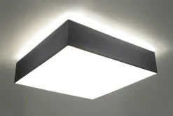 Deckenleuchte in Grau 3-flmg