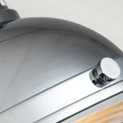 Deckenleuchte Industrial E27 Ø 32 cm rund Chrom Glas Metall