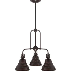 Deckenleuchte Industrie Design in Bronze antik Metall