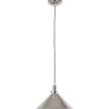 Deckenleuchte ISMENE Nickel kürzbar Ø37cm Lampe
