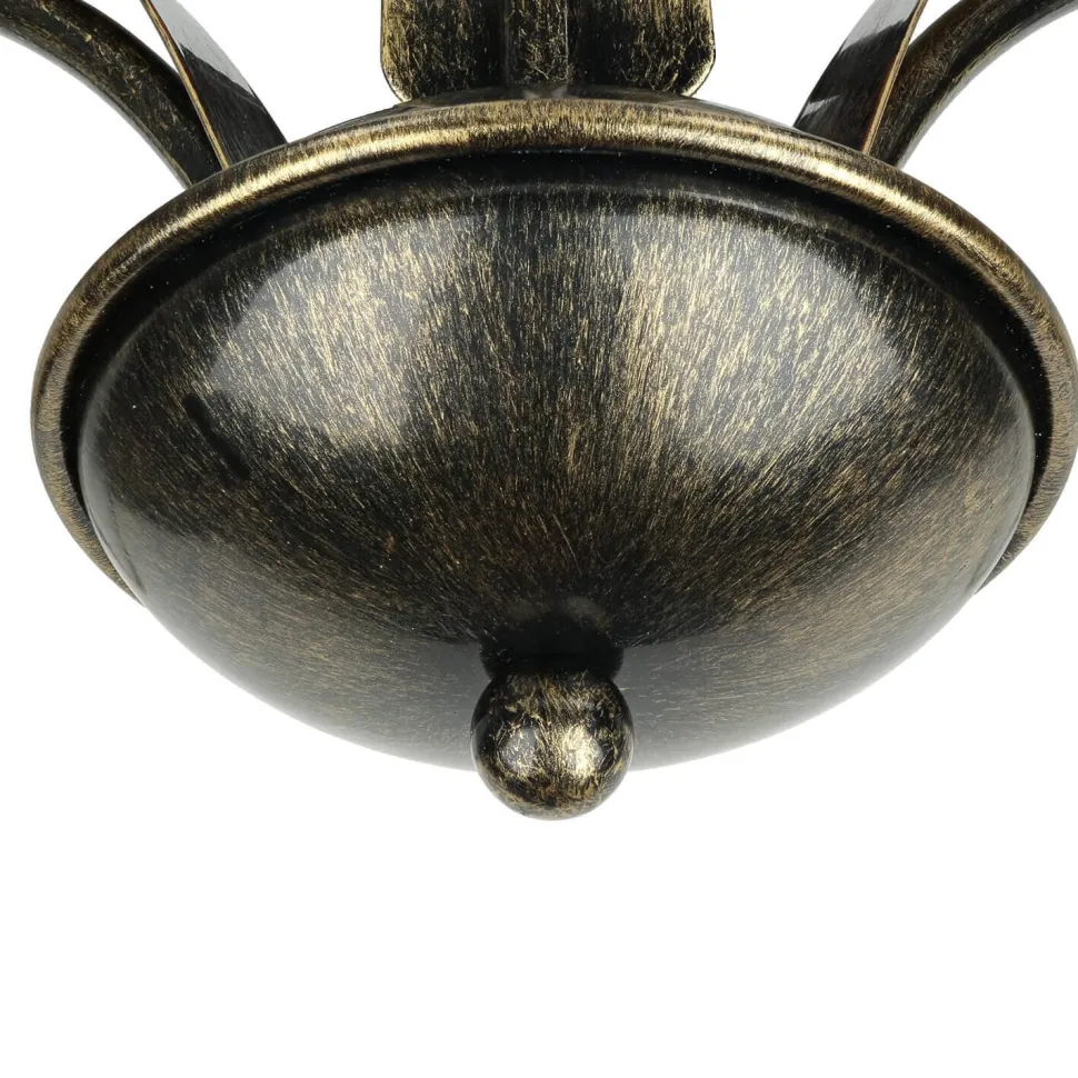 Deckenleuchte KORFU in Messing Antik 5-flmg