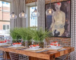 Deckenleuchte LANA Rost Optik Ø20cm kürzbar Lampe