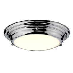 Deckenleuchte LED ANISA in Chrom Ø25cm Bad Lampe