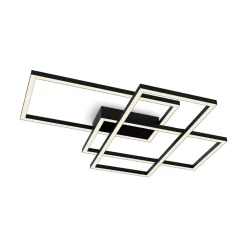 Deckenleuchte LED Metall Schwarz 2900 lm Modern MIA