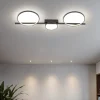 Deckenleuchte LED Schwarz 100 cm lang 3000 K 1100 lm Modern