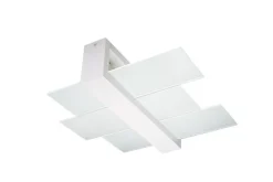 Deckenleuchte LEDA in Weiß 2-flmg