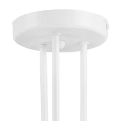 Deckenleuchte LIZBETH Weiß Modern Metall Lampe