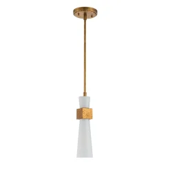 Deckenleuchte Metall Glas in Gold Antik Weiß E27 verstellbar