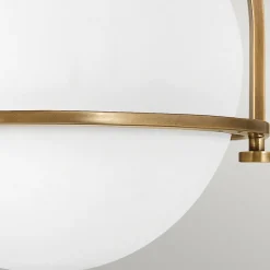 Deckenleuchte Metall Glas rund Ø 28,2 cm E27 Vintage