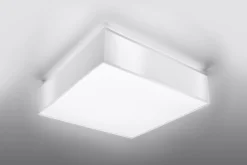 Deckenleuchte Modern 55 cm breit Weiß quadratisch