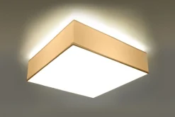 Deckenleuchte Modern 55 cm breit Weiß quadratisch