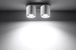 Deckenleuchte RODA in Weiß 2-flmg