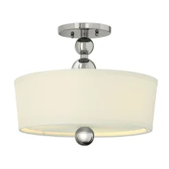 Deckenleuchte ROMINA in Nickel 3-flmg Ø38cm Lampe