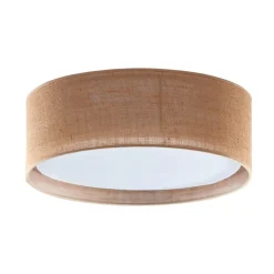 Deckenleuchte rund Ø 60 cm Boho Style Jute wohnlich