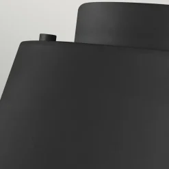 Deckenleuchte rund Ø36,8cm Schwarz Gold 3-flammig E14