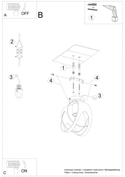 Deckenleuchte Schwarz Kugel Ø 16 cm klein E27 Modern