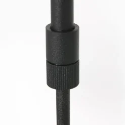 Deckenleuchte Schwarz Opalweiß 120 cm inkl. G9 blendarm