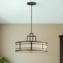 Deckenleuchte SHOJI Ø53cm kürzbar Vintage Lampe