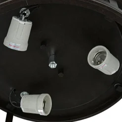 Deckenleuchte SHOJI Creme Ø34cm Vintage Lampe Loft