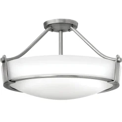 Deckenleuchte SOMBRA Nickel Ø33cm Wohnzimmer Lampe