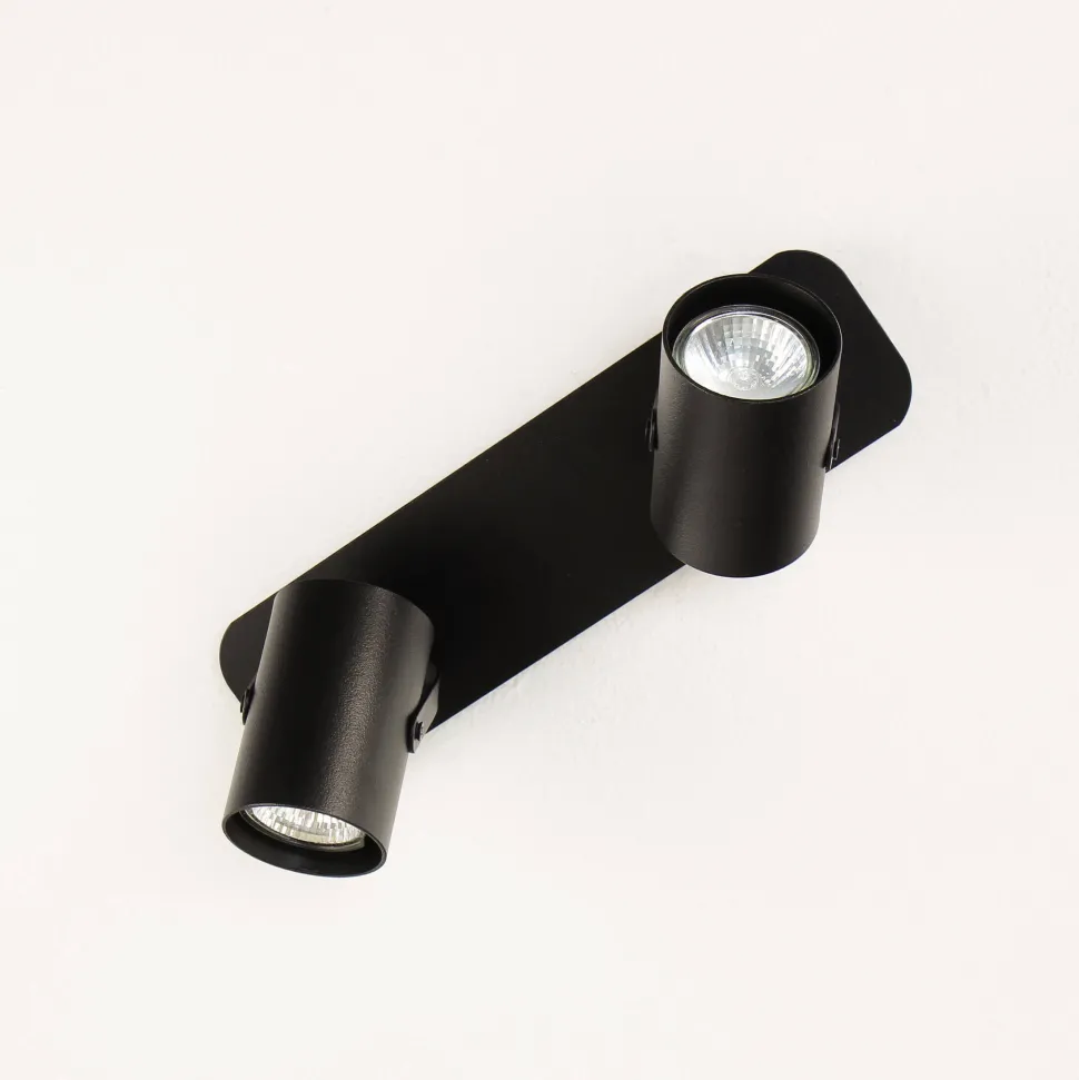 Deckenleuchte Strahler Schwarz verstellbar 2 flmg