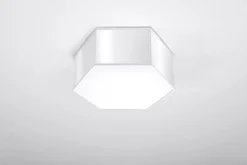 Deckenleuchte Weiß 30,5 cm lang für 2x E27 blendarm