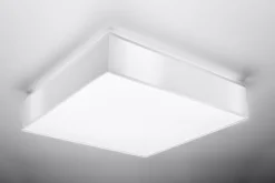 Deckenleuchte Weiß 3-flmg