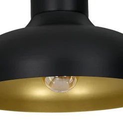 Deckenleuchte Wohnzimmer rund 40 cm Metall Schirm