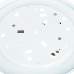 Deckenleuchte Wohnzimmer Rund Holzlampe Braun