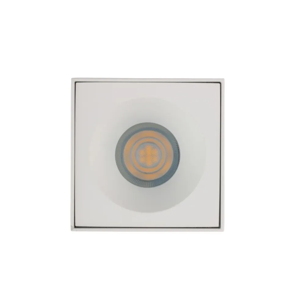 Deckenspot Aluminium Glas IP54 GU10 akzentuiert