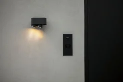 Deckenspot Anthrazit B:17,3 cm IP44 GU10 verstellbar